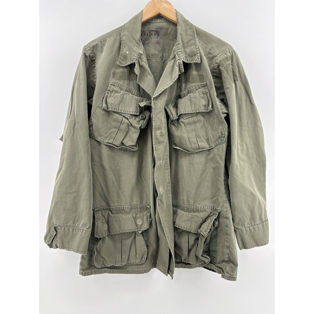 Vietnam Jacket 107 Coat Man's Combat Ripstop‎ Slant Tropical Airborne Wind Small